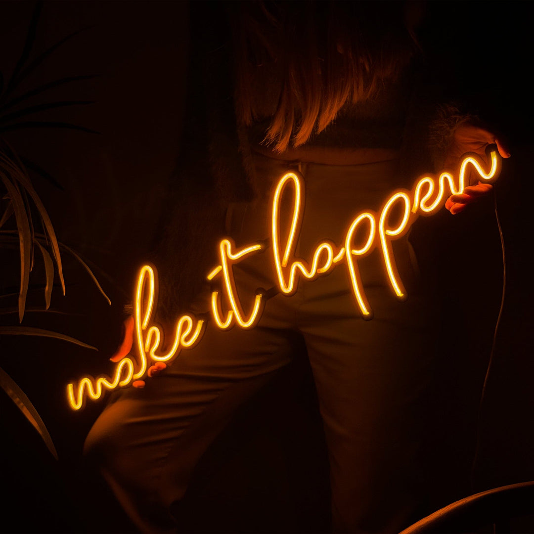 Make It - Neon Wall Art, | Hoagard