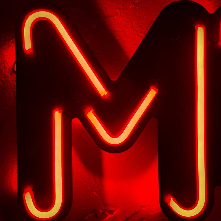 Mute - Neon Wall Art, | Hoagard